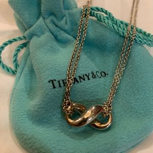 Tiffany Infinity Double Chain Necklace